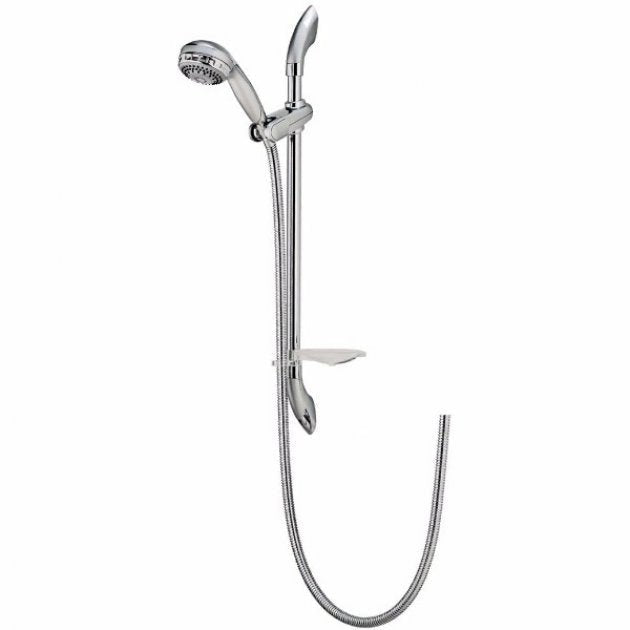 Aqualisa Varispray Shower Kit Adjustable Height 3 Spray Option Shower Head - Chrome - 99.40.01 - TAP 'N' SHOWER