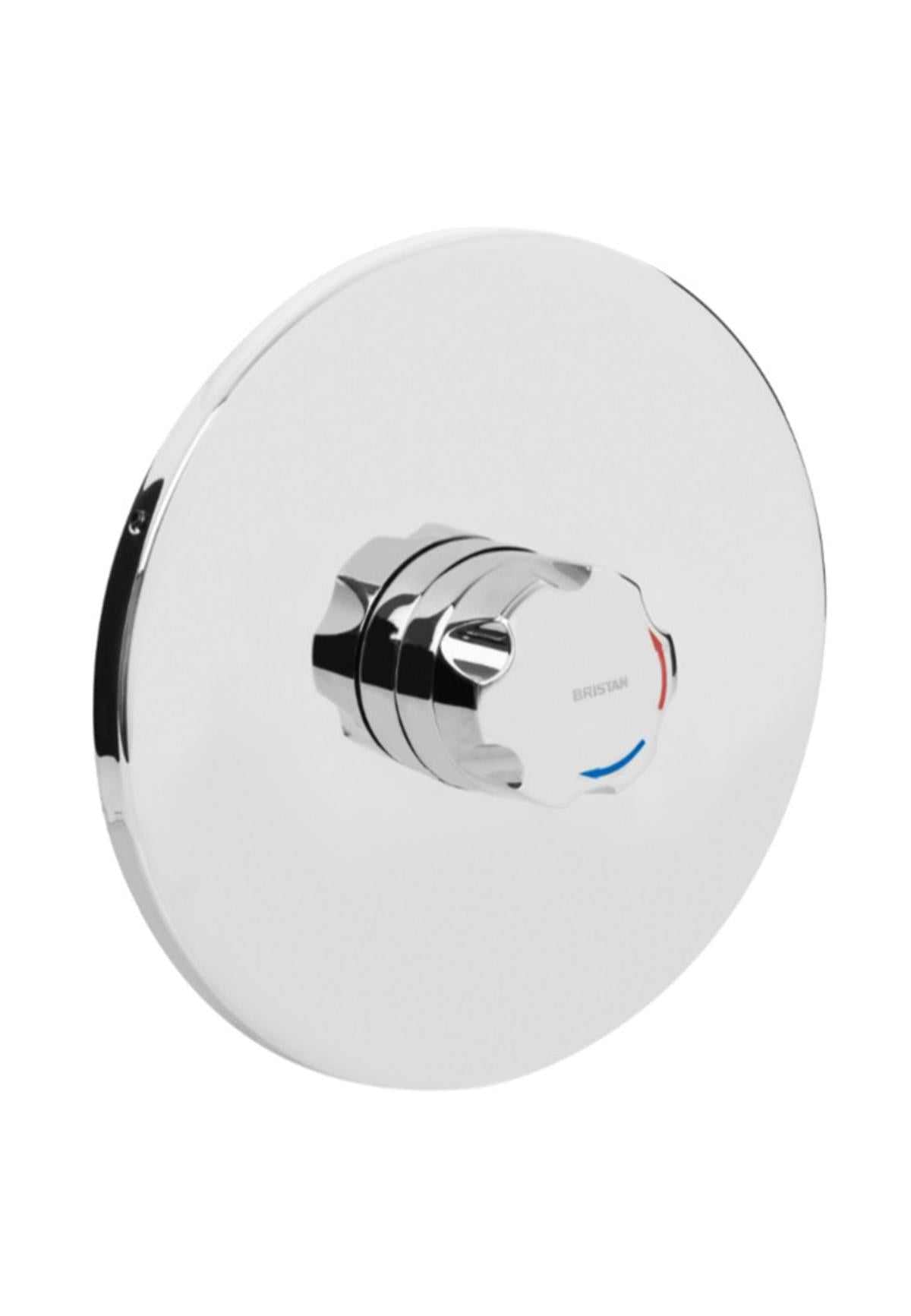 Bristan OPAC Handwheel Thermostatic Concealed Mini Shower Valve - Chr