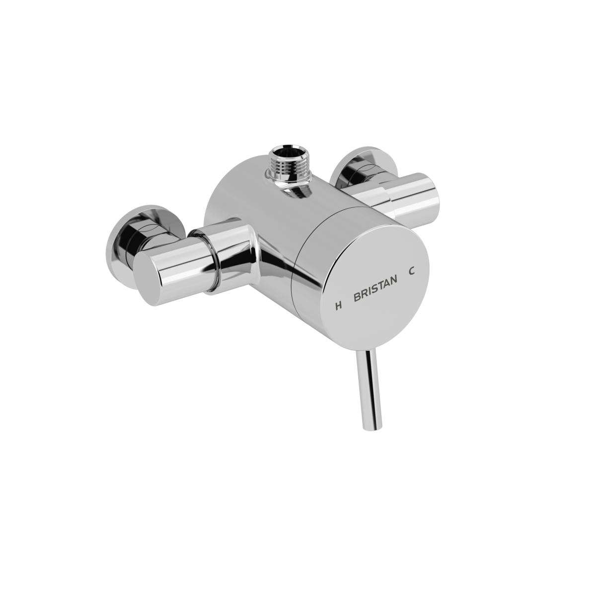 Bristan Prism Top Outlet Sequential Exposed Shower Valve - Chrome - PM