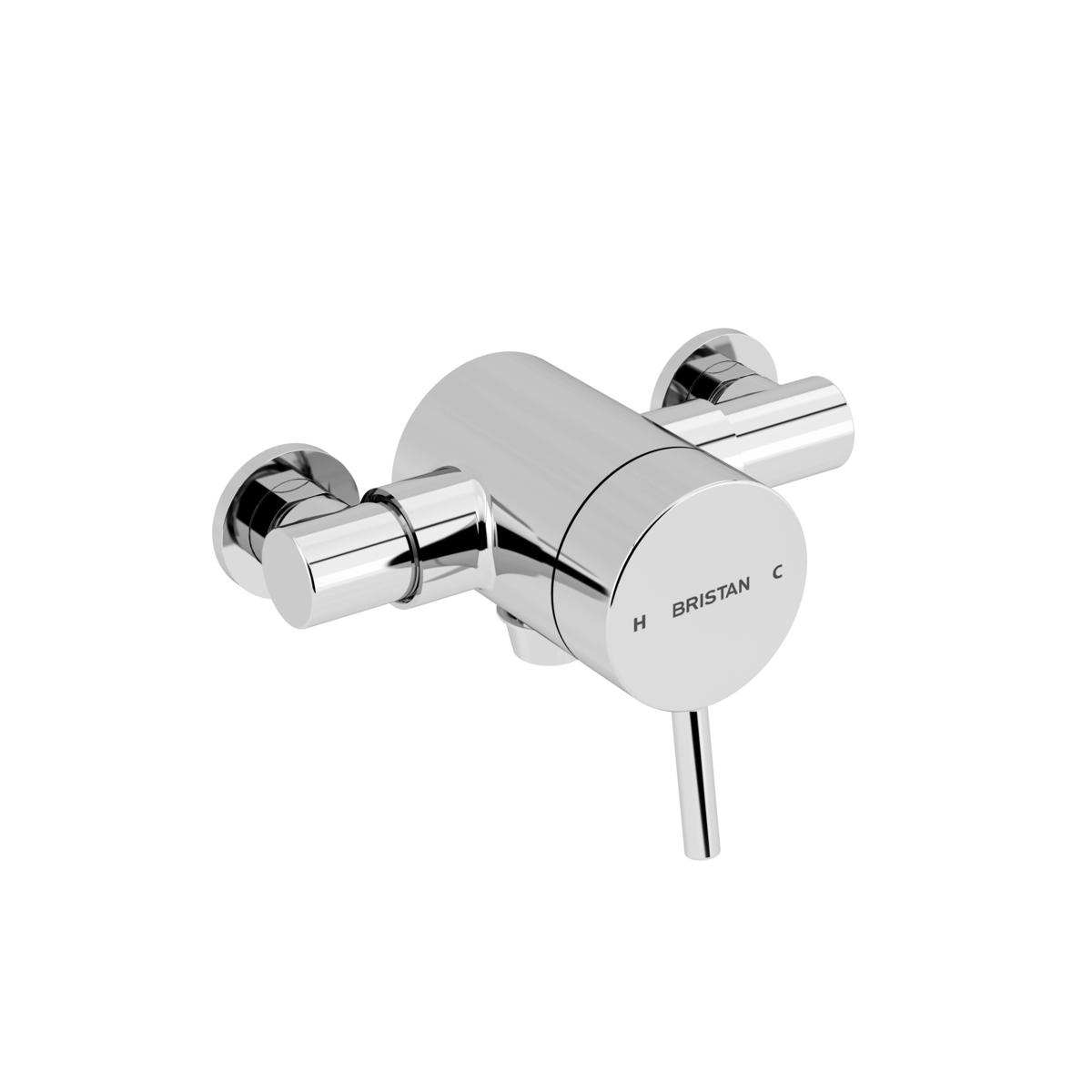 Bristan Prism Sequential Exposed Shower Valve - Chrome - PM2 SQSHXVO C
