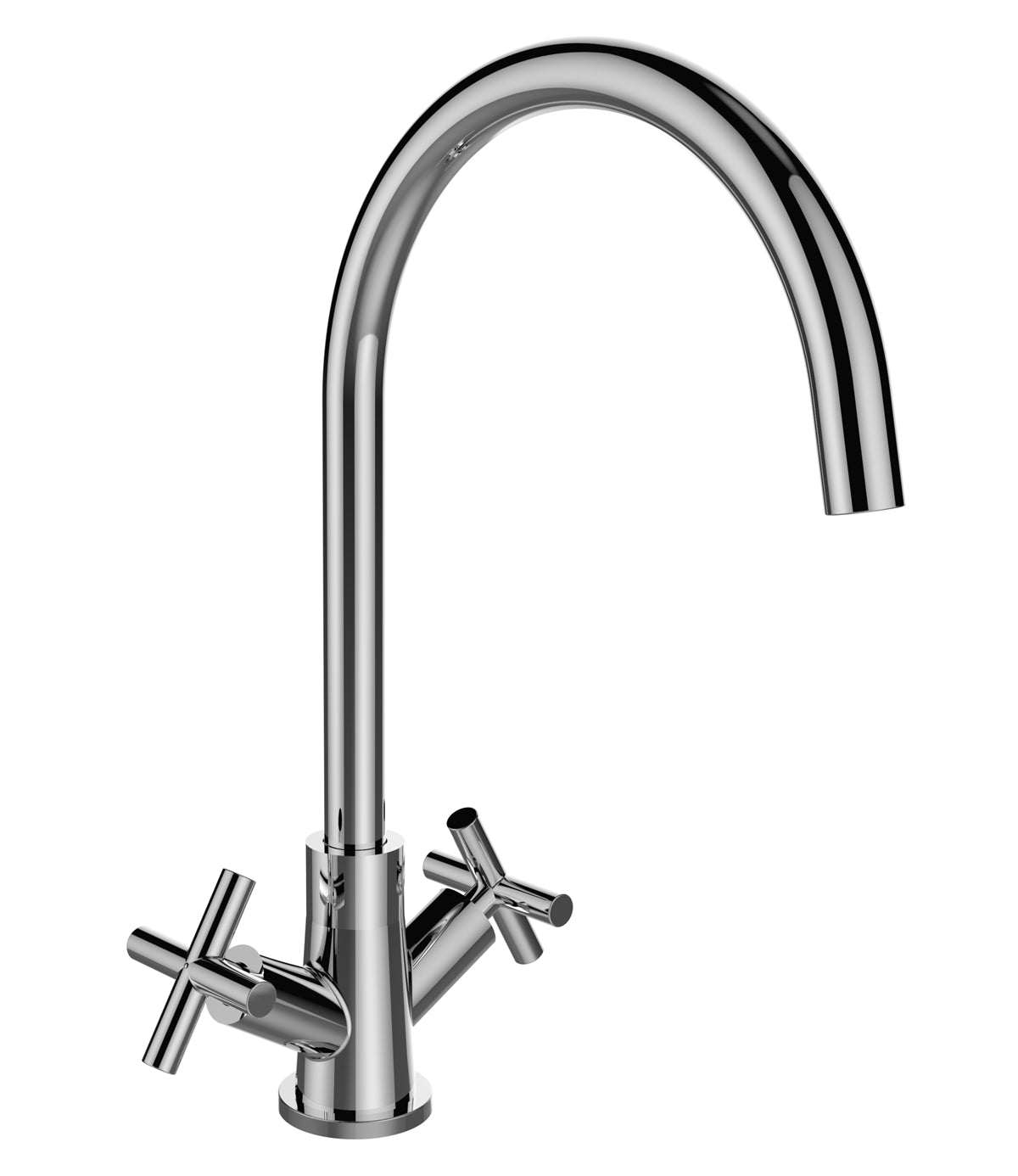 Bristan Tangerine Dual Handle EasyFit Mono Kitchen Sink Mixer - Chrome