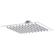 Hudson Reed Square Modern Fixed Shower Head 200mm x 200mm - Chrome - A