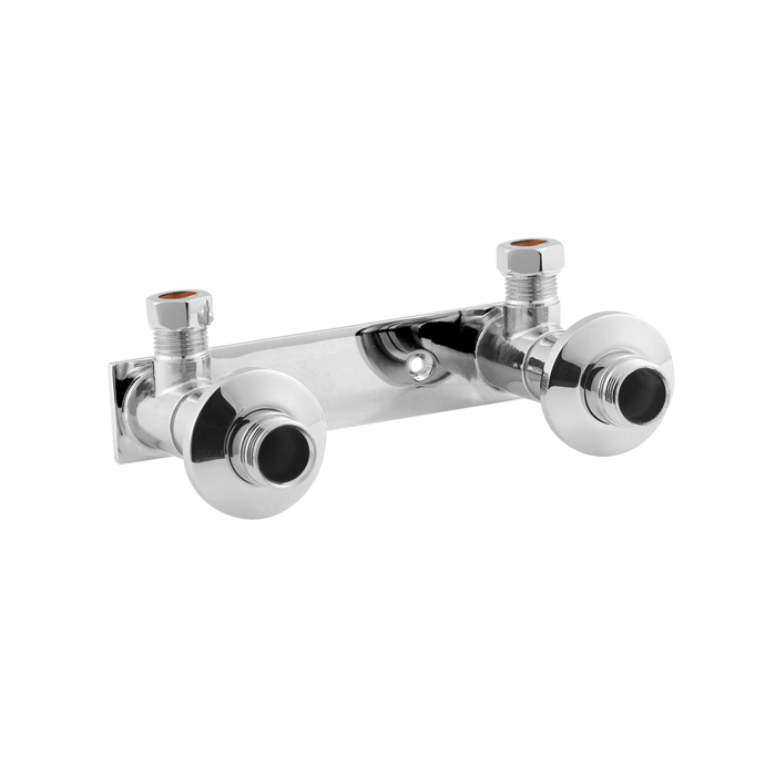 Nuie Bar Showers Contemporary Fast-Fit Bracket for Thermostats - Chrom