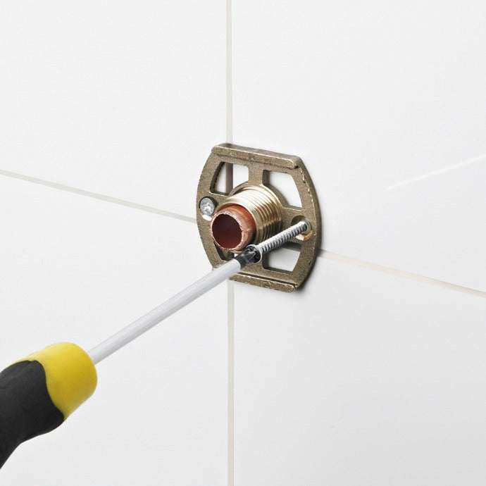 Nuie Bar Showers Contemporary Fast-Fit Bracket for Thermostats - Chrom