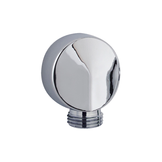 Nuie Shower Accessories Chrome Contemporary Outlet Elbow - A3203