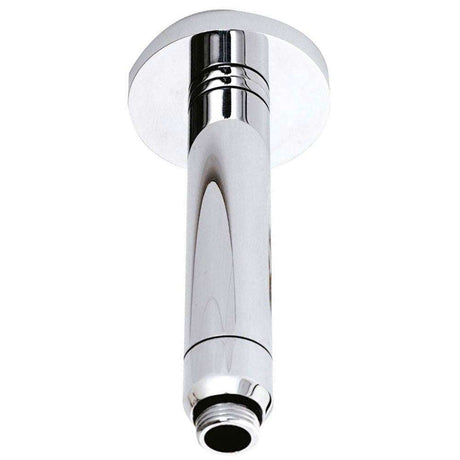 Hudson Reed Modern Round Ceiling-Mounted Arm 165mm Length - Chrome - A