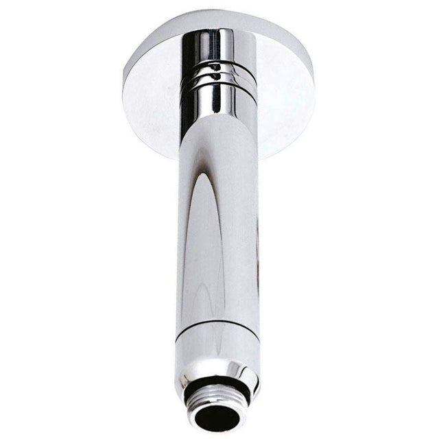 Hudson Reed Modern Round Ceiling-Mounted Arm 165mm Length - Chrome - A