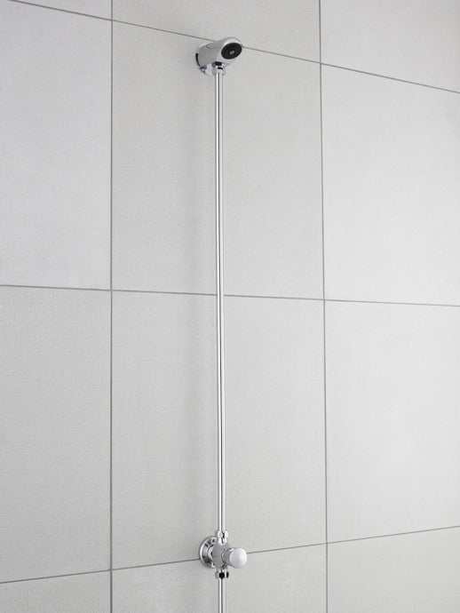 Nuie Non Concussive Self Closing Exposed Shower Valve - Chrome - A3788