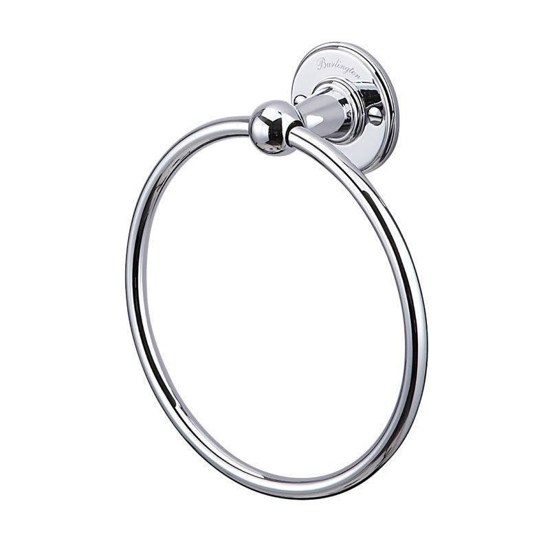 Burlington Chrome Towel Ring - A3CHR - TAP 'N' SHOWER