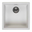 Reginox Amsterdam 40 1 Bowl Kitchen Sink - Pure White - AMSTERDAM 40 PW - TAP 'N' SHOWER