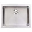 Abode Belfast 1.0 Bowl stainless steel undermount kitchen sink with waste kit, 600mm x 465mm, modern durable basin