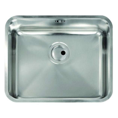 Abode Matrix R50 stainless steel undermount kitchen sink 535mm by 435mm with single bowl design