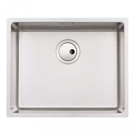 Abode Matrix R15 stainless steel undermount kitchen sink 1 bowl 540x440mm