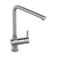 Abode Quala Single Lever stainless steel kitchen sink mixer tap with sleek modern design