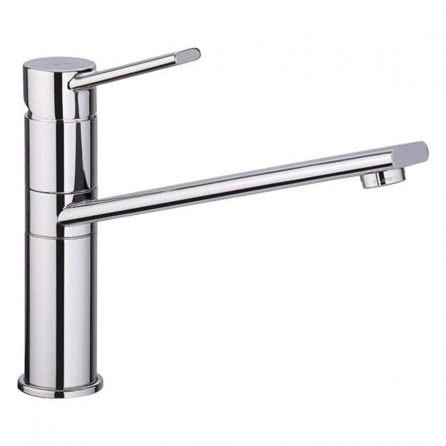 Abode Specto single chrome lever kitchen sink mixer tap with sleek modern design and durable finish