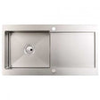 Abode Verve 1.0 Bowl stainless steel inset kitchen sink 1000mm x 530mm with modern durable design