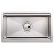 Abode Studio 1.0 Bowl stainless steel undermount kitchen sink with waste kit, 500mm x 300mm