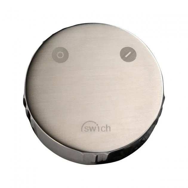 Abode Swich Round Handle brushed nickel diverter valve with high resin filter for shower