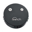 Abode Swich Round matt black handle diverter valve with high resin filter for showers