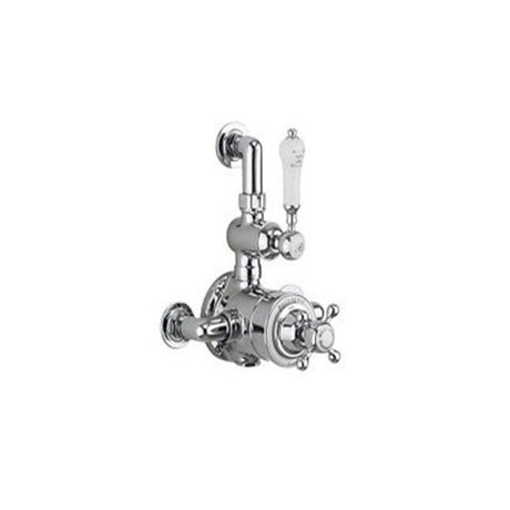 Burlington Avon Chrome Exposed Valve Single Outlet - AF1S - TAP 'N' SHOWER