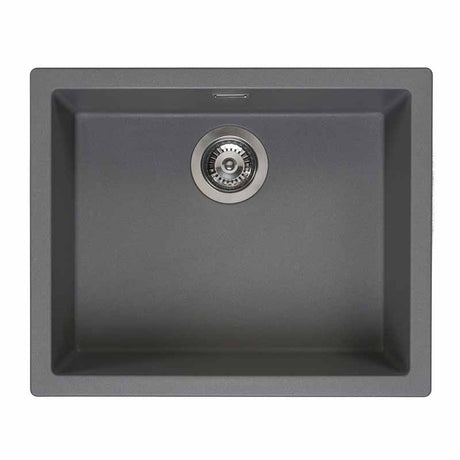 Reginox Amsterdam 50 1 Bowl Kitchen Sink - Grey Silvery - AMSTERDAM 50 GS - TAP 'N' SHOWER