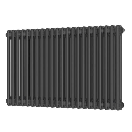 Scudo 2 Column Horizontal Radiator 600 x 1010mm - Anthracite - COL - 2 - 60 - 101 - A - TAP 'N' SHOWER