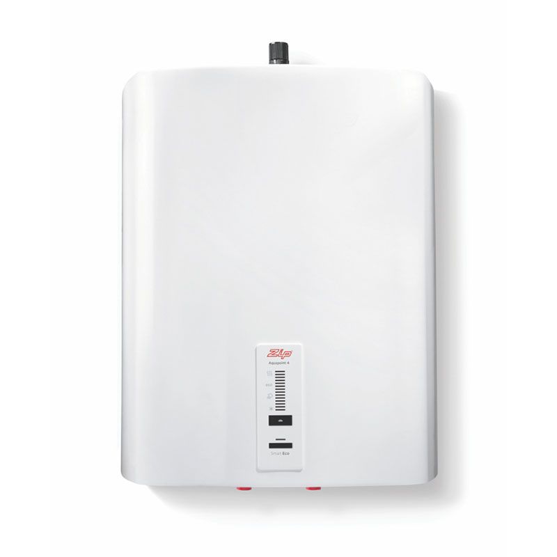 Zip Aquapoint 4 Smart Unvented 50L Overbasin Water Heater with Install Kit - White - AP450S - TAP 'N' SHOWER