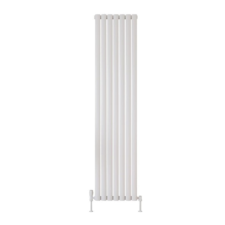 Scudo Apex Designer Radiator Single 1800mm x 236mm - White - APEX18 - 23V - S - W - TAP 'N' SHOWER