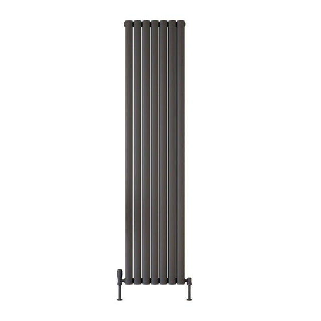 Scudo Apex Designer Radiator Double 1800mm x 295mm - Anthracite - APEX18 - 30V - D - A - TAP 'N' SHOWER