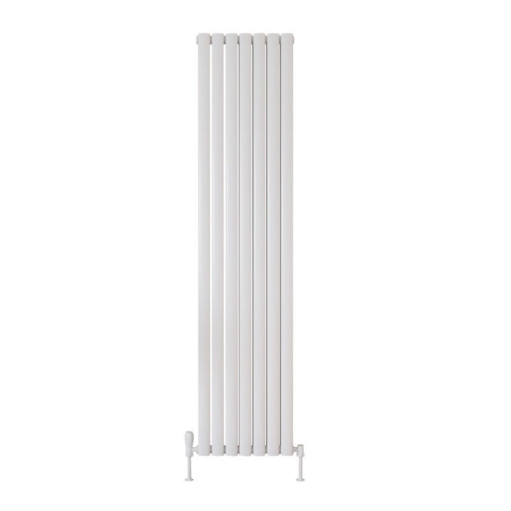 Scudo Apex Designer Radiator Double 1800mm x 354mm - White - APEX18 - 35V - D - W - TAP 'N' SHOWER