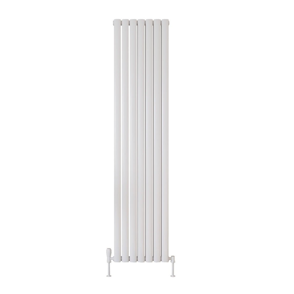 Scudo Apex Designer Radiator Double 1800mm x 413mm - White - APEX18 - 41V - D - W - TAP 'N' SHOWER