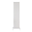 Scudo Apex Designer Radiator Single 1800mm x 413mm - White - APEX18 - 41V - S - W - TAP 'N' SHOWER