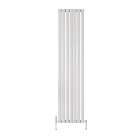 Scudo Apex Designer Radiator Single 1800mm x 413mm - White - APEX18 - 41V - S - W - TAP 'N' SHOWER