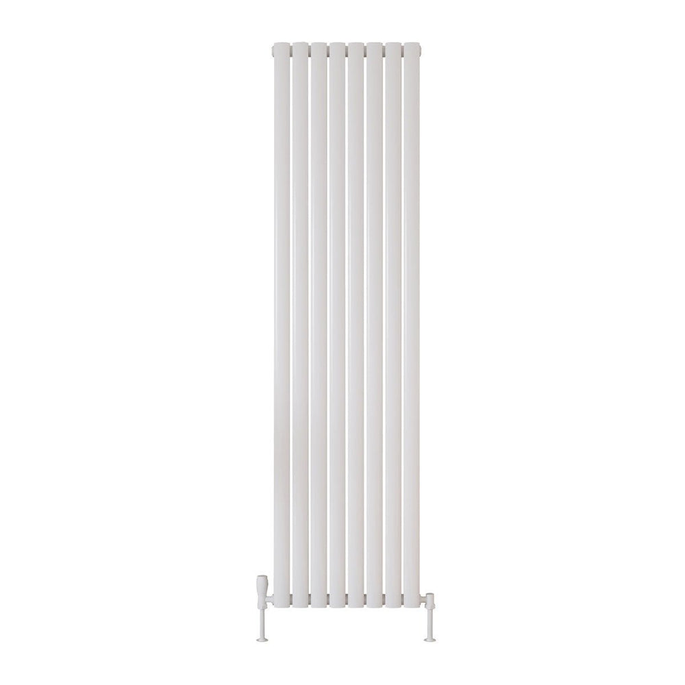 Scudo Apex Designer Radiator Single 1800mm x 531mm - White - APEX18 - 53V - S - W - TAP 'N' SHOWER