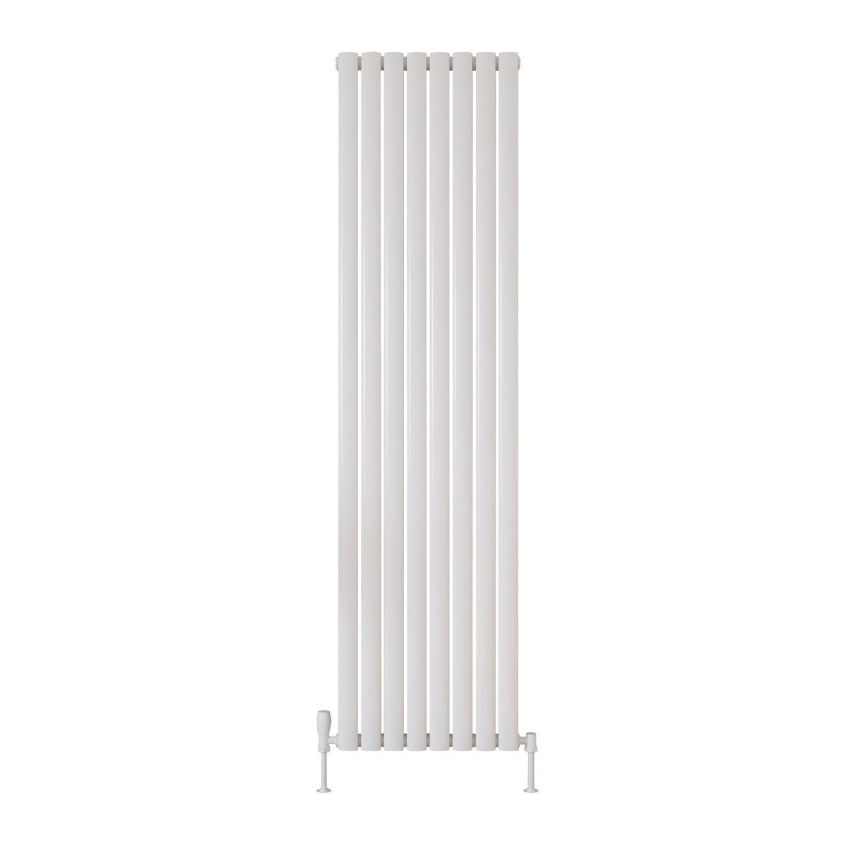 Scudo Apex Designer Radiator Single 1800mm x 531mm - White - APEX18 - 53V - S - W - TAP 'N' SHOWER
