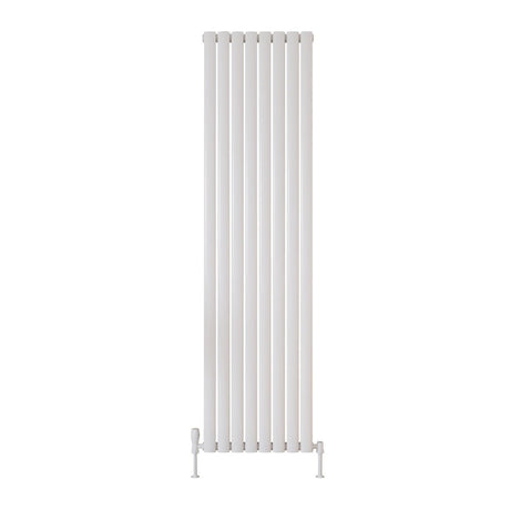 Scudo Apex Designer Radiator Single 1800mm x 531mm - White - APEX18 - 53V - S - W - TAP 'N' SHOWER