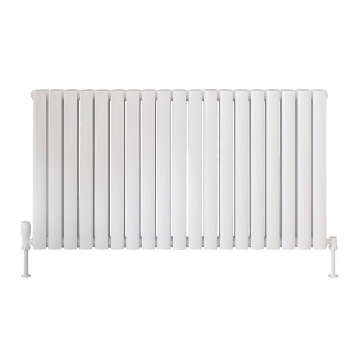 Scudo Apex Designer Radiator Double 600mm x 413mm - White - APEX60 - 41D - W - TAP 'N' SHOWER