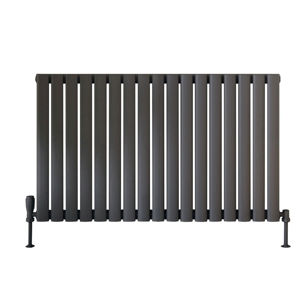Scudo Apex Designer Radiator Single 600mm x 413mm - Anthracite - APEX60 - 41S - A - TAP 'N' SHOWER