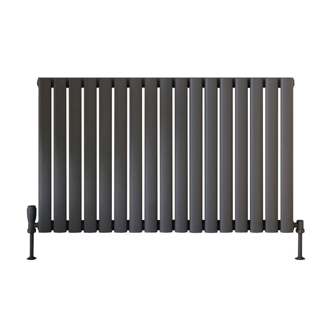 Scudo Apex Designer Radiator Single 600mm x 413mm - Anthracite - APEX60 - 41S - A - TAP 'N' SHOWER