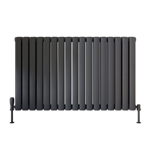 Scudo Apex Designer Radiator Double 600mm x 767mm - Anthracite - APEX60 - 77D - A - TAP 'N' SHOWER