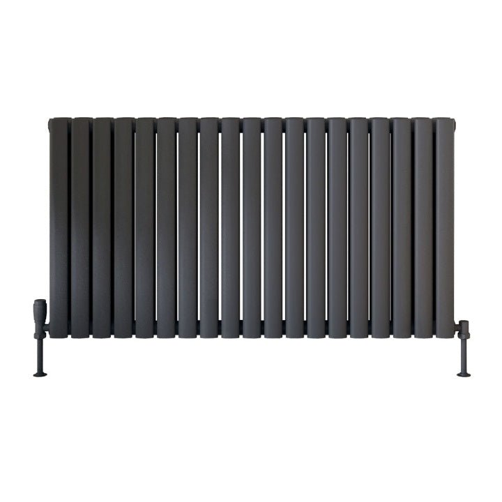 Scudo Apex Designer Radiator Double 600mm x 944mm - Anthracite - APEX60 - 94D - A - TAP 'N' SHOWER