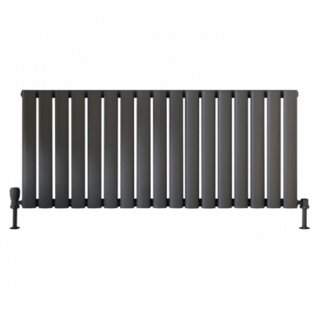 Scudo Apex Designer Radiator Single 600mm x 944mm - Anthracite - APEX60 - 94S - A - TAP 'N' SHOWER