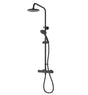 Aqualisa Aq Cool Touch Round Shower Column Inc Fixing Kit HP - Matt Black - AQ150BAR2.MB - TAP 'N' SHOWER