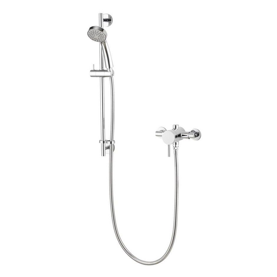 Aqualisa Aq Collection Exposed Sequential Valve with Adjustable Kit LP/HP - Chrome - AQSL1 - TAP 'N' SHOWER