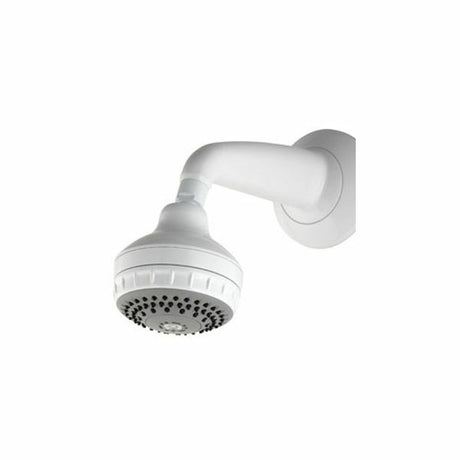 Aqualisa Varispray Fixed Shower Head Wall Mounted 3 Spray Option Shower Head - White - 99.50.20 - TAP 'N' SHOWER