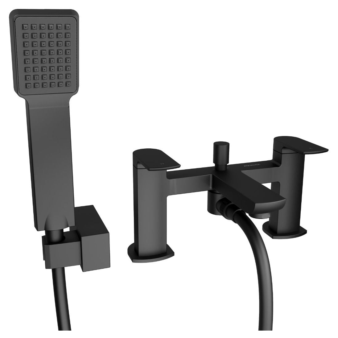 Aqualisa Downtown Bath Shower Mixer Tap - Matt Black - DT.BSMT.MB - TAP 'N' SHOWER