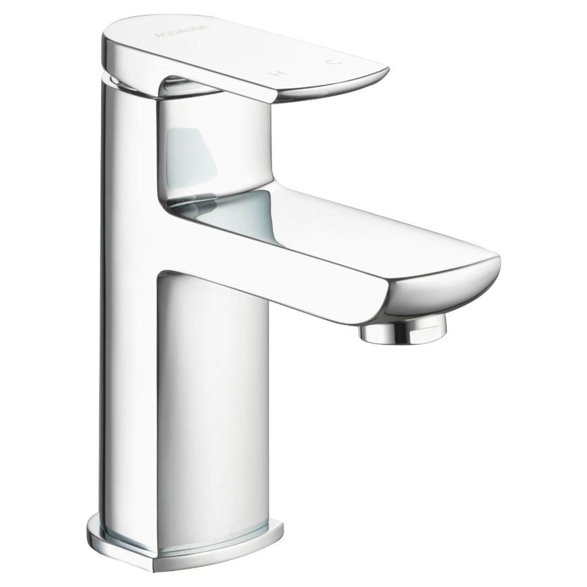 Aqualisa Downtown Small Including Waste Basin Pillar Tap - Chrome - DT.SPT.CH - TAP 'N' SHOWER