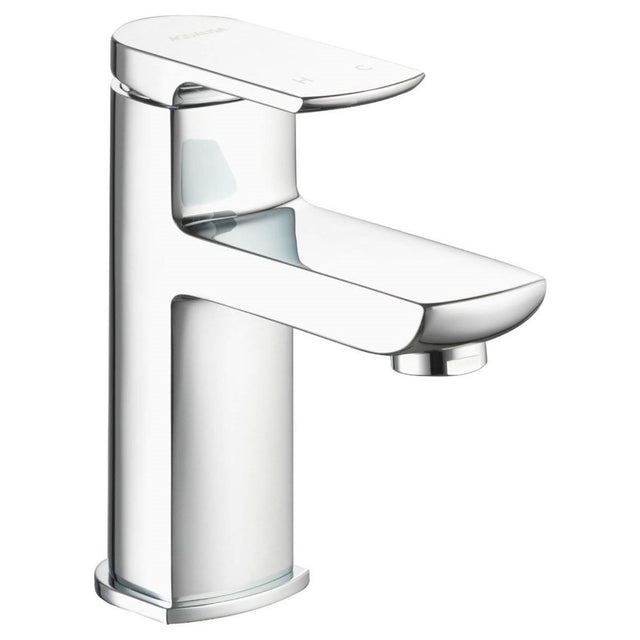 Aqualisa Downtown Small Including Waste Basin Pillar Tap - Chrome - DT.SPT.CH - TAP 'N' SHOWER