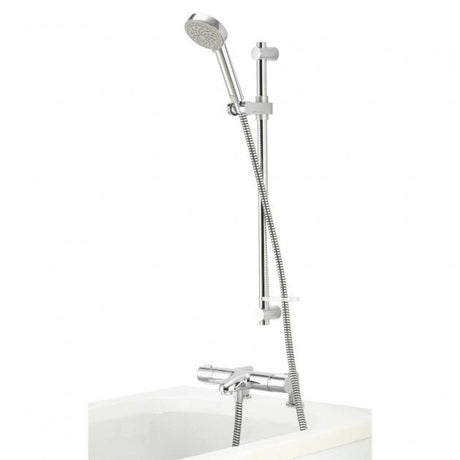 Aqualisa Midas 110 Bath Shower Mixer with Adjustable Head HP Combi - Chrome - MD110BSM - TAP 'N' SHOWER