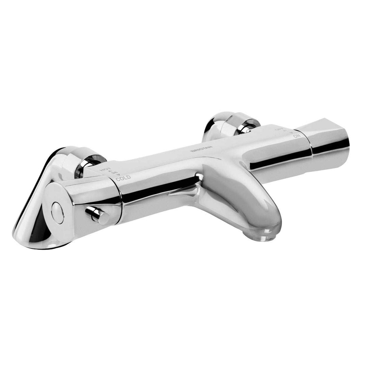 Bristan Artisan Modern TMV2 Thermostatic Bath Filler Tap - Chrome - AR